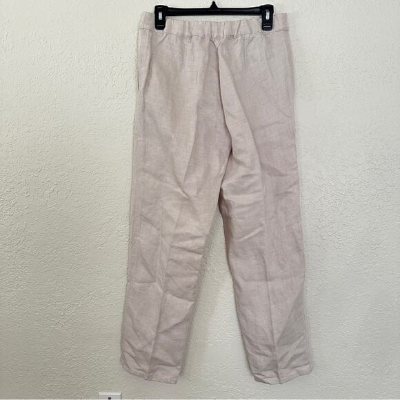Brochu Walker Manor Linen Blend Cream Sand Pant Medium - Picture 6 of 7